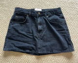 Urban Outfitters Jean Skirt BDG Black Denim Mini Photo 0