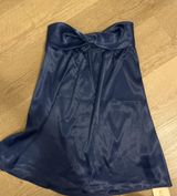 SheIn Navy blue tube top dress Photo 0
