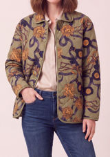 Vintage Nicole Summers Pure Silk Quilted Jacket Equestrian Hunt Padded Barn Coat Photo 0