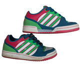 Adidas Forum Low Sneakers Women Size 7 Teal Pink Green White Athletic Shoes Photo 0