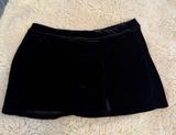 Black Velvet Mini Skirt Urban Outfitters Photo 0