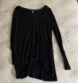 Free people medium black blouse Photo 0