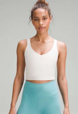 Lululemon Align Tank Top White size 12 NO REMOVABLE PADS Photo 0