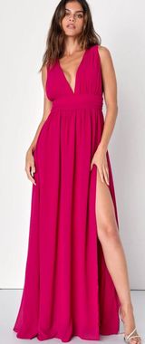 Magenta Maxi Dress Photo 0