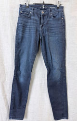 7 For All Mankind‎ Gwenevere Skinny Jeans Dark Wash Size 26 Photo 0