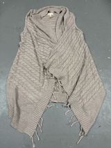 Matilda Jane Sweater Vest Womens Small Knit Fringed Wrap Cottagecore Grandmacore Photo 0