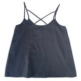 Abercrombie & Fitch Black Crisscross Strap V-Neck Cami Tank Top Womens XS Photo 0
