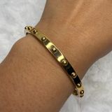 kate spade New York Gold Spade Bangle Bracelet Photo 0