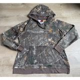 EUC Womens SHE outdoors camo hoodie hunting‎ hiking fleece size XL Photo 0