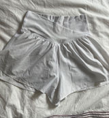 Aerie Offline High-Waist White Women's Lounge Shorts Photo 0