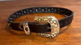 Western Billy‎ Belts Mixed Metals Black Photo 0