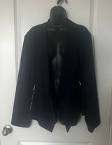 Women's Blue‎ Draped Blazer 20W Photo 0