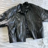 Leather Jacket Black Size L Photo 0