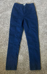 We the Free Women's Blue Skinny Jeans Pull On Style Sz 27 Photo 0