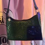 Emerald Green Alligator Skin Handbag Photo 0