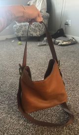 Fossil Brown Leather Bag Photo 0