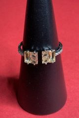 Bomb Party RBP8231 “Always Glowing” LC Citrine & CZ on Rhodium Size 10 Ring NWT Photo 0