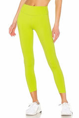 SPLITS59 Kinney High Waist Tight in‎ Neon Green Womens Size S Photo 0