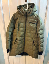 Orolay Amazon Women’s Thickened Down Fill Hooded Parka Green Olive xL Photo 0