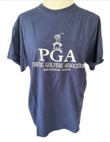 Fruit of the Loom PGA (Pathetic Golfers Association) Navy Blue Graphic T-Shirt Size L Photo 0