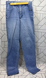 Roughrider by Circle T Vintage Western Jeans‎ Blue Denim V-Yoke Concho 28x34 Photo 0