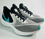 Nike Air Zoom Winflo 6 Black White Oracle Aqua‎ Women 8.5 Running Shoes AQ8228 Photo 0