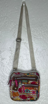 Lily Bloom Gigi Crossbody Graphic Purse Women Spring‎ Shower Zipper Bag Photo 0