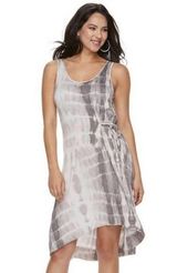 Women's Juicy Couture Tie-Dyed Knit Gathered Dress Photo 0