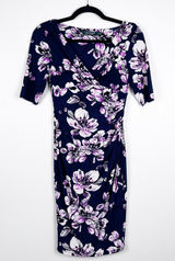 Ralph Lauren Women's Faux Wrap Dress Floral Sz 2P Photo 0
