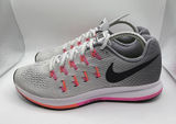 Nike Womens Air Zoom Pegasus 33 831356-006 Gray Running Shoes Sneakers Size 9.5 Photo 0