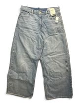 GAP Baggy Mid Rise Jeans Women’s 28/6 Regular Light Wash Wide Leg NWT $79.95 Photo 0