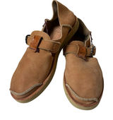 Satorisan Benirras Brown Leather Handmade Comfort Shoes Womens Size 39 US 8 Photo 0