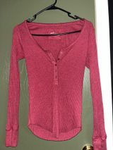 Ribbed Aerie Top Long Sleeve Photo 0