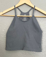 Movement Happiness Runs Crop Tank Grey Photo 0