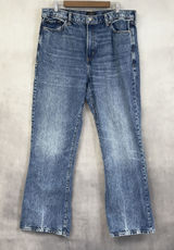 Banana Republic Relaxed Bootcut Jeans Women 33L High‎ Rise Western Classic Indie Photo 0