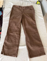 Y2K Victoria's Secret London Jean Corduroy Pants 14 Marisa Fit Brown Bootcut Photo 0