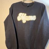 Gildan Black Crew Neck Mama Sweater with Graphic Design SZ S Maternity Cozy Photo 0