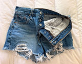 Levi’s 501 Blue Denim Cut-Off Shorts Photo 0