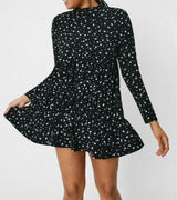Nasty‎ Gal Polka Dot High Neck tiered Mini Dress Size: 8 Photo 0
