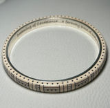 Brighton Bangle Bracelet Casablanca OS Cream Silver Dreaming of Casablanca Quote Photo 0