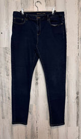 Michael Kors Izzy Skinny Jeans Womens 12 Dark Wash Stretch Denim Pants Photo 0