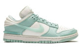 Nike Dunk Low Twist Sneakers Low Top Leather Summit White Jade Ice Green 9.5 Photo 0