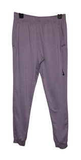 Nike Yoga Dri-FIT Joggers Womens Small Purple Heathered Tapered Sweatpants Photo 0