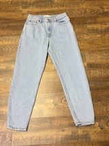 Abercrombie & Fitch the 80s Mom High Rise Jeans Women's 28/6L Retro Pleated Photo 0