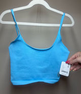 Free people Blue crop top Brand new with tags #cropped #summer Photo 0