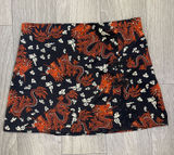 Zara Tattoo Core Y2K Dragon Mini Skirt Black Red Street Style Size L Photo 0