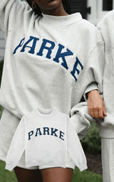 PARKE Varsity Mockneck Sweatshirt Photo 0