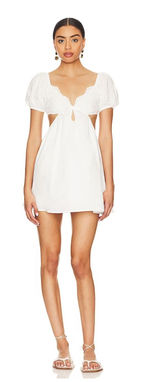 Revolve Keegan Mini Dress in White Size M Photo 0