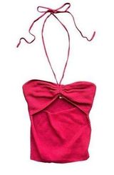 Mauve Red Crop Top Size Medium Photo 0
