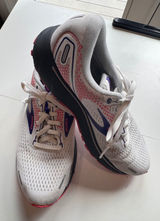 Brooks Ghost 14 Womens Running Shoes White Pink Purple Size 9.5 Walking Casual Photo 0